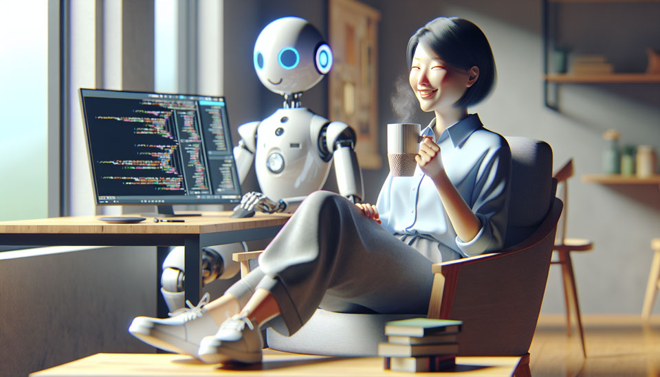 jUWiiZO_AI_Transforming_Business_Bot_at_Computer